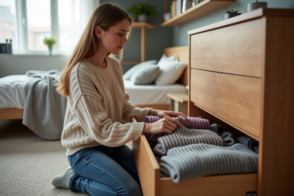 Rangement optimal des pulls dans un tiroir : techniques et astuces